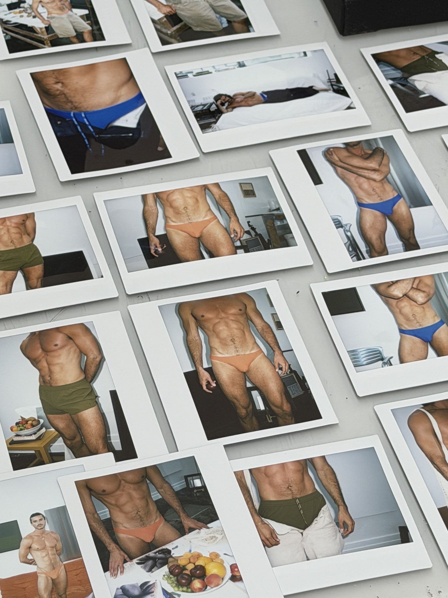 The Odós: all three Atlas Boy silhouettes, photographed on instant film