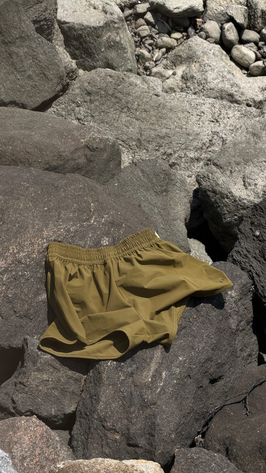 The things we leave behind when the water is too inviting.